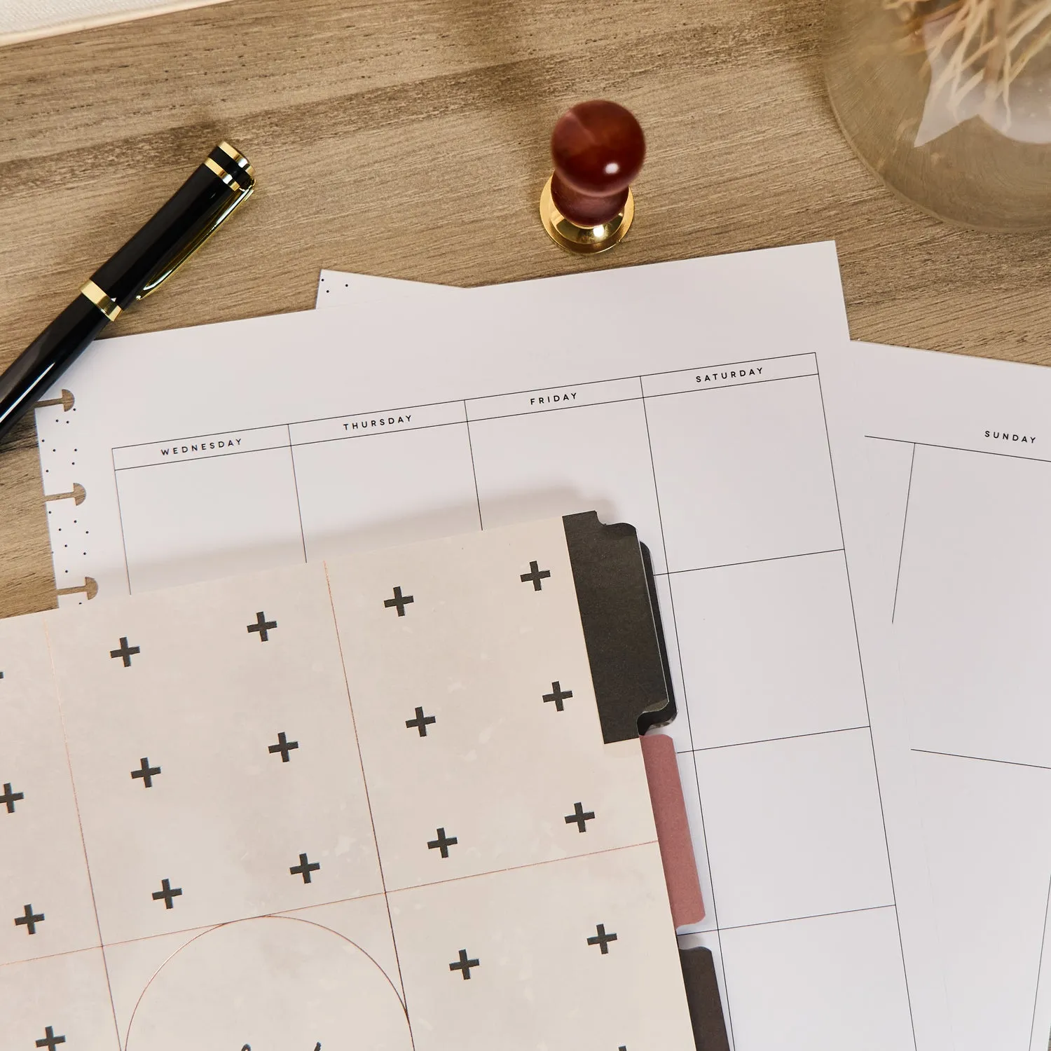Happy Planner Modern Charm extension agenda Big 6 mois neutre