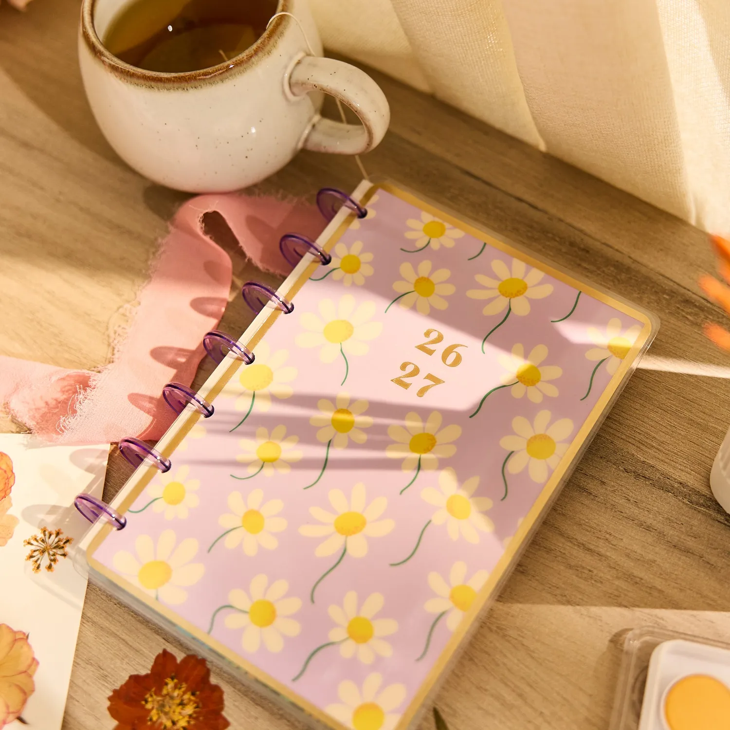 Happy Planner Golden Garden agenda Mini 2026-2027 dashboard