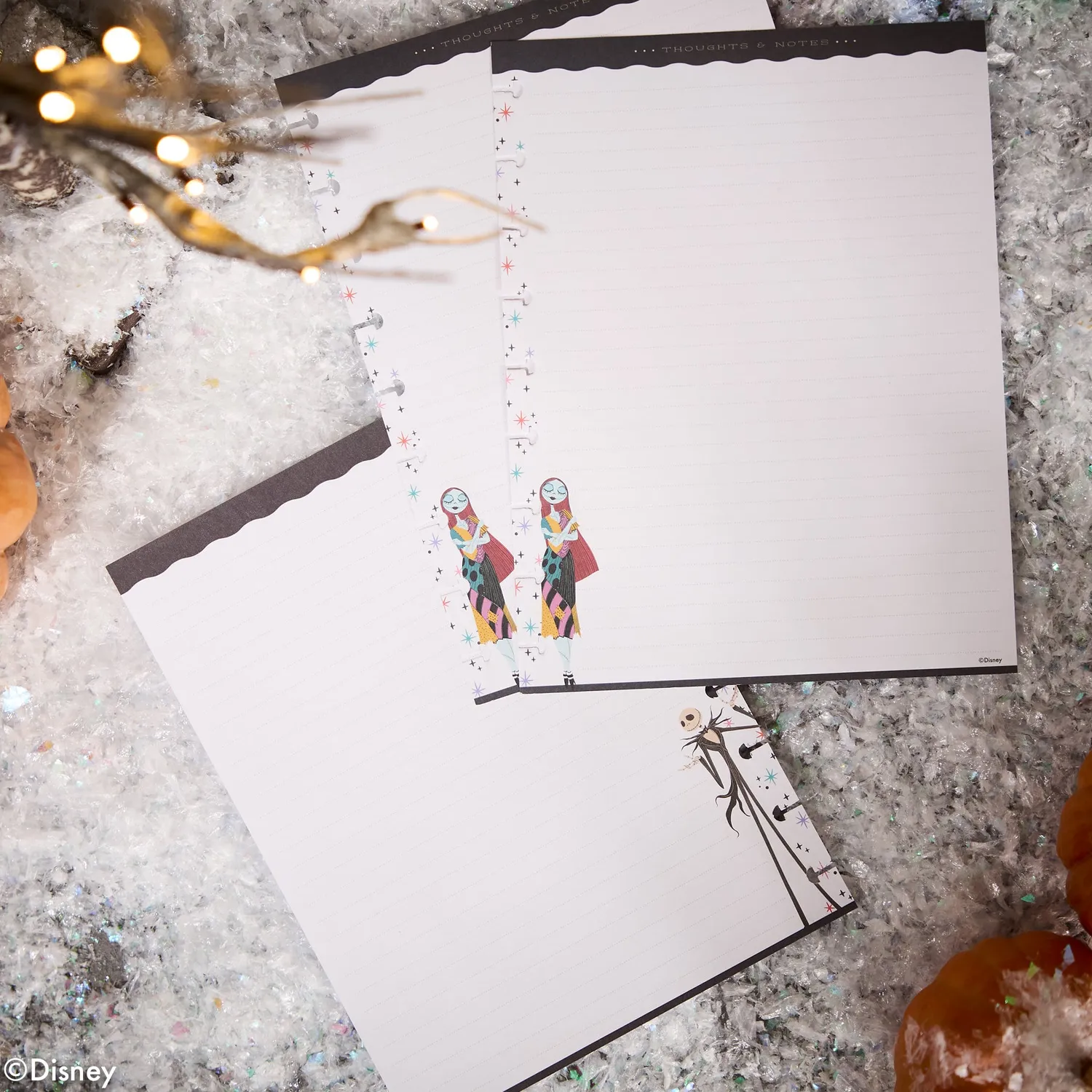 Happy Planner Nightmare Christmas papier ligné 40 feuilles