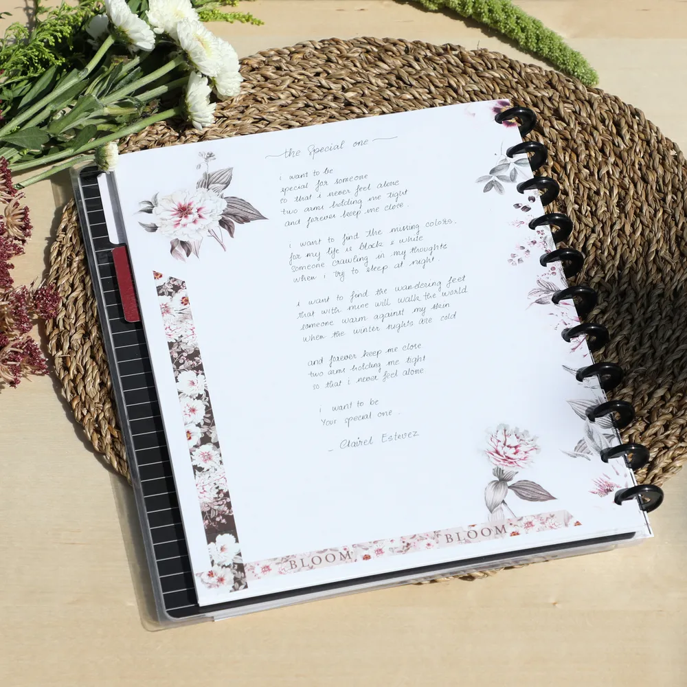 Me & my big ideas Happy Notes La Fleur carnet pointillé Big 60 feuilles