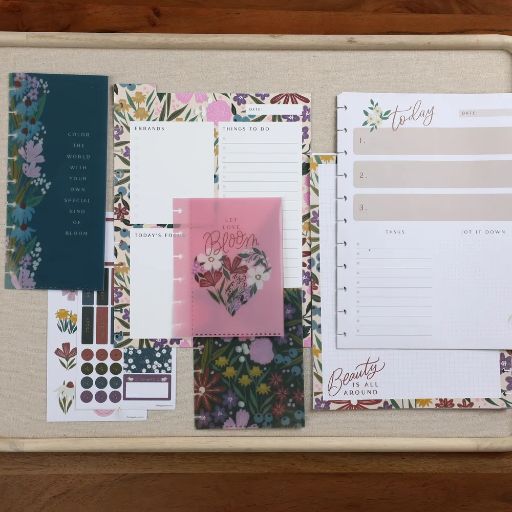 Happy Planner Made to Bloom kit compagnon Big floral