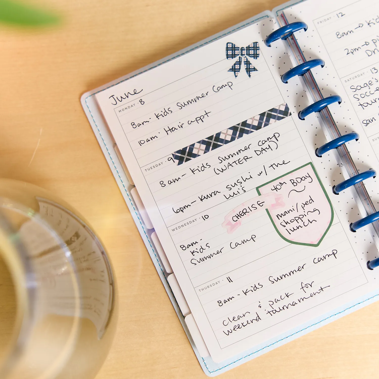 Happy Planner Sunshine Splash planner Mini horizontal
