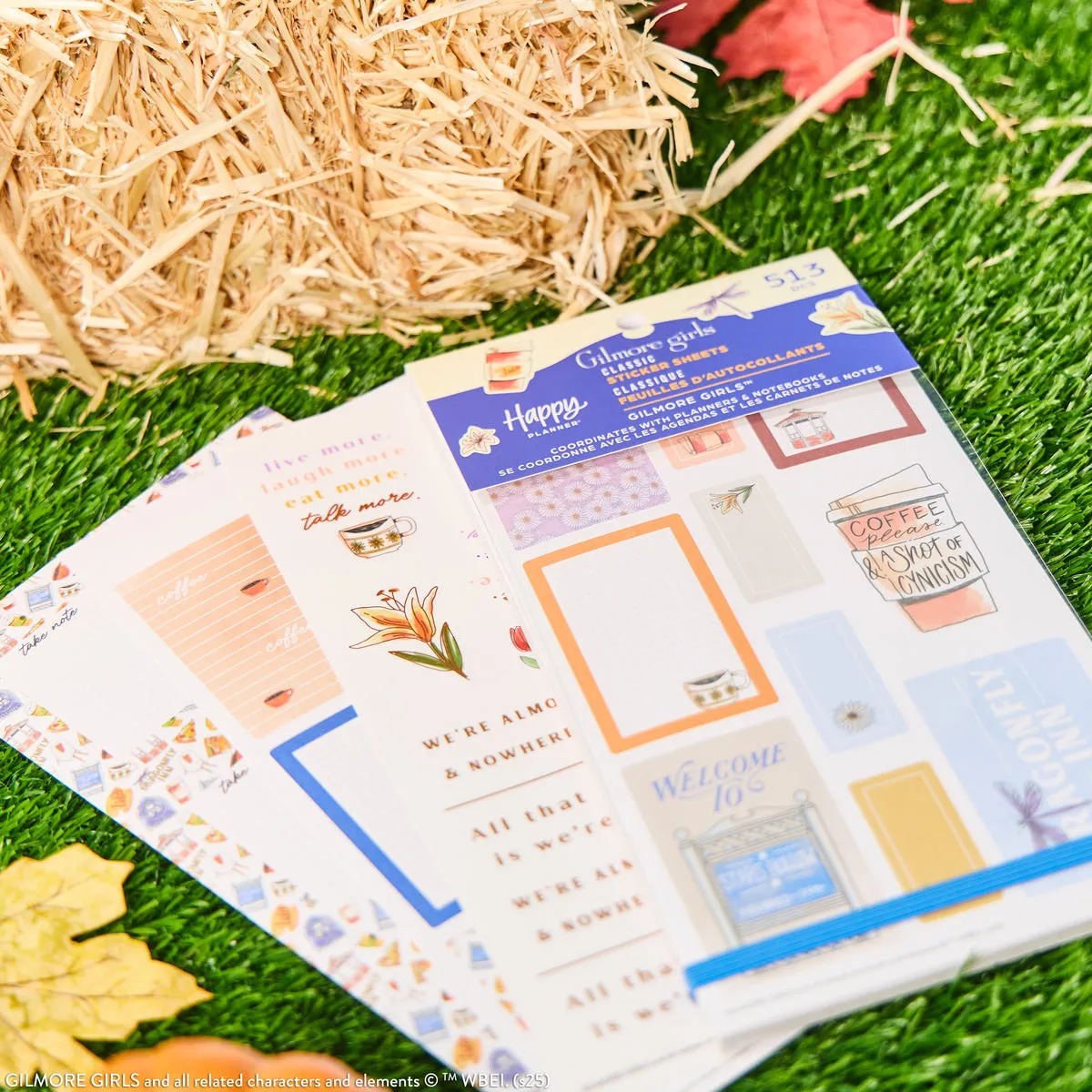 Happy Planner Gilmore Girls stickers classiques 528 stickers