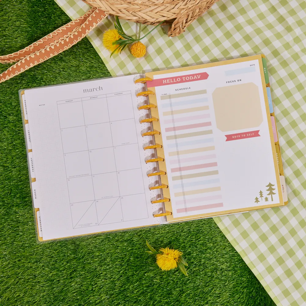 Happy Planner Camp Nostalgia bloc notes big dashboard 100 feuilles