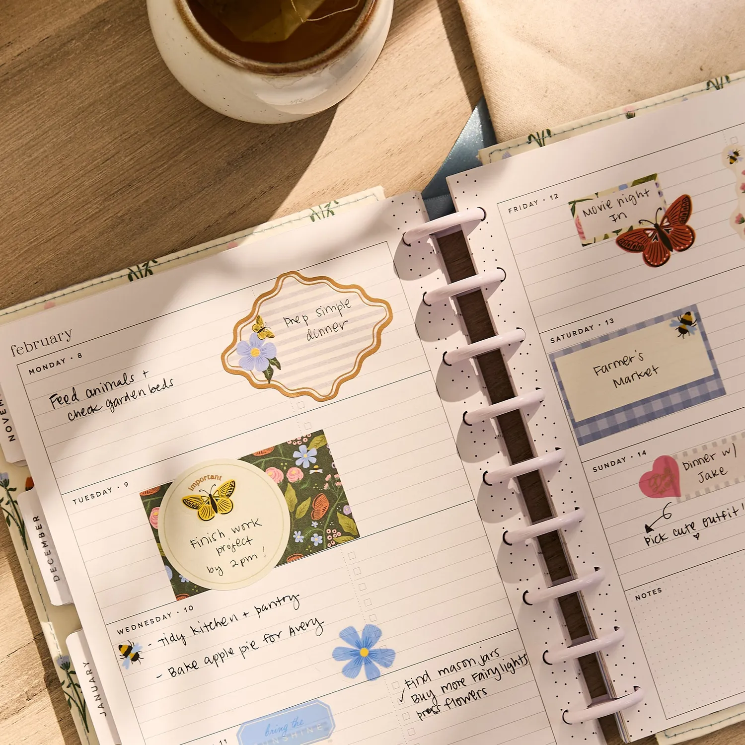 Happy Planner Country Charm Classic agenda 2026-2027 horizontal