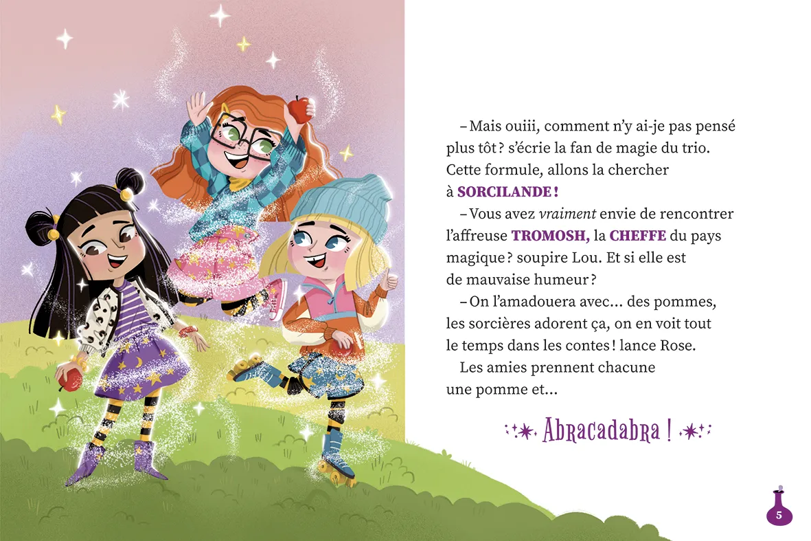 Frigobloc Une deux trois Sorcières d'enfer Tome 2 roman 6 ans