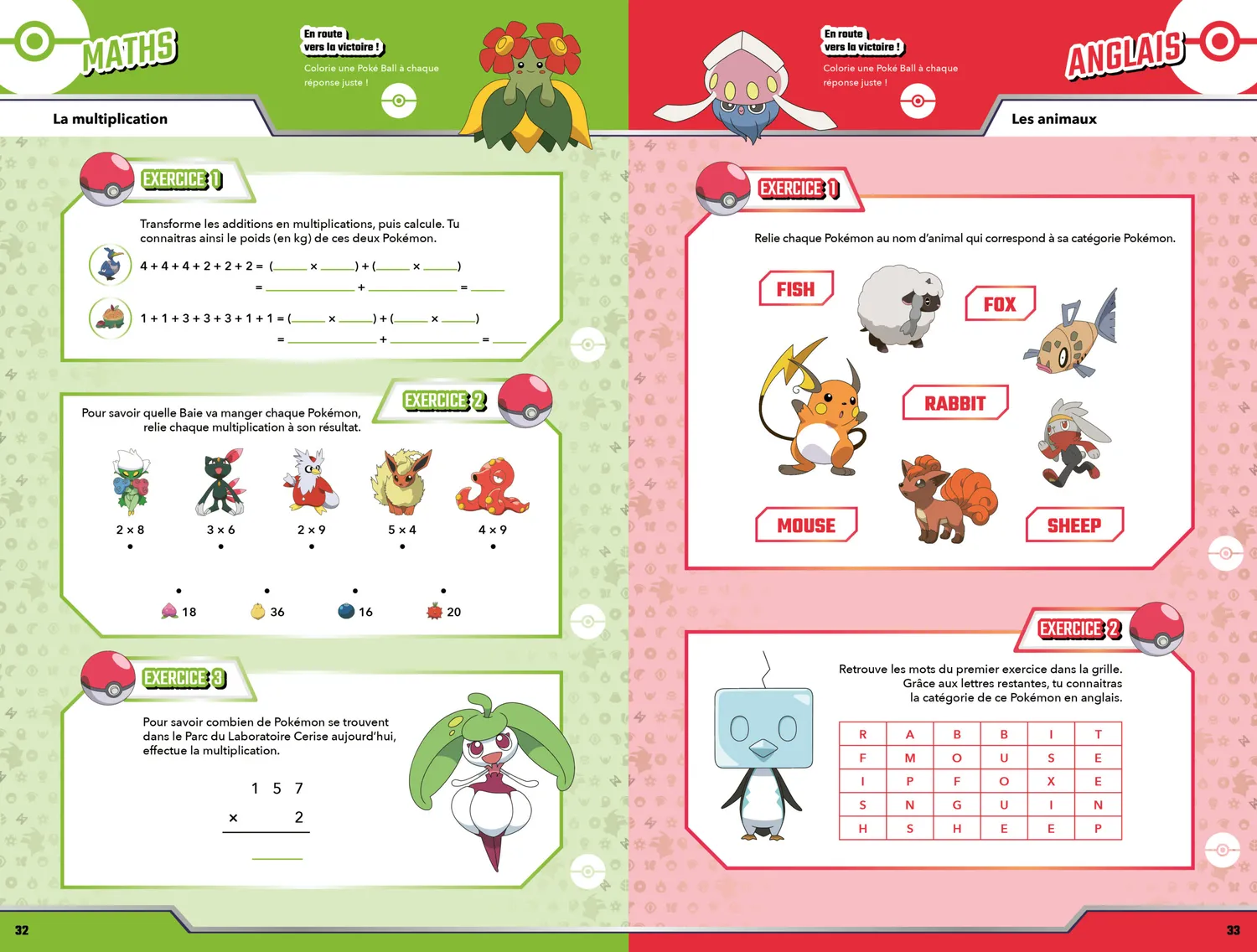 Incollables Pokémon CE1 au CE2 cahier de vacances 7-8 ans