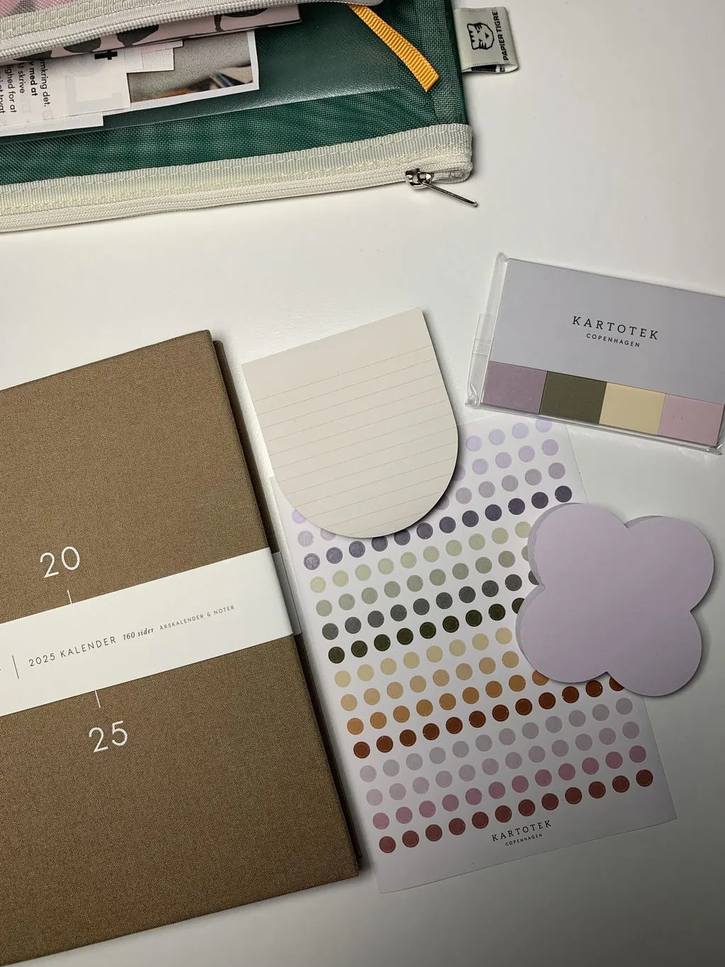 Kartotek Micro Dot Pastels stickers pastels