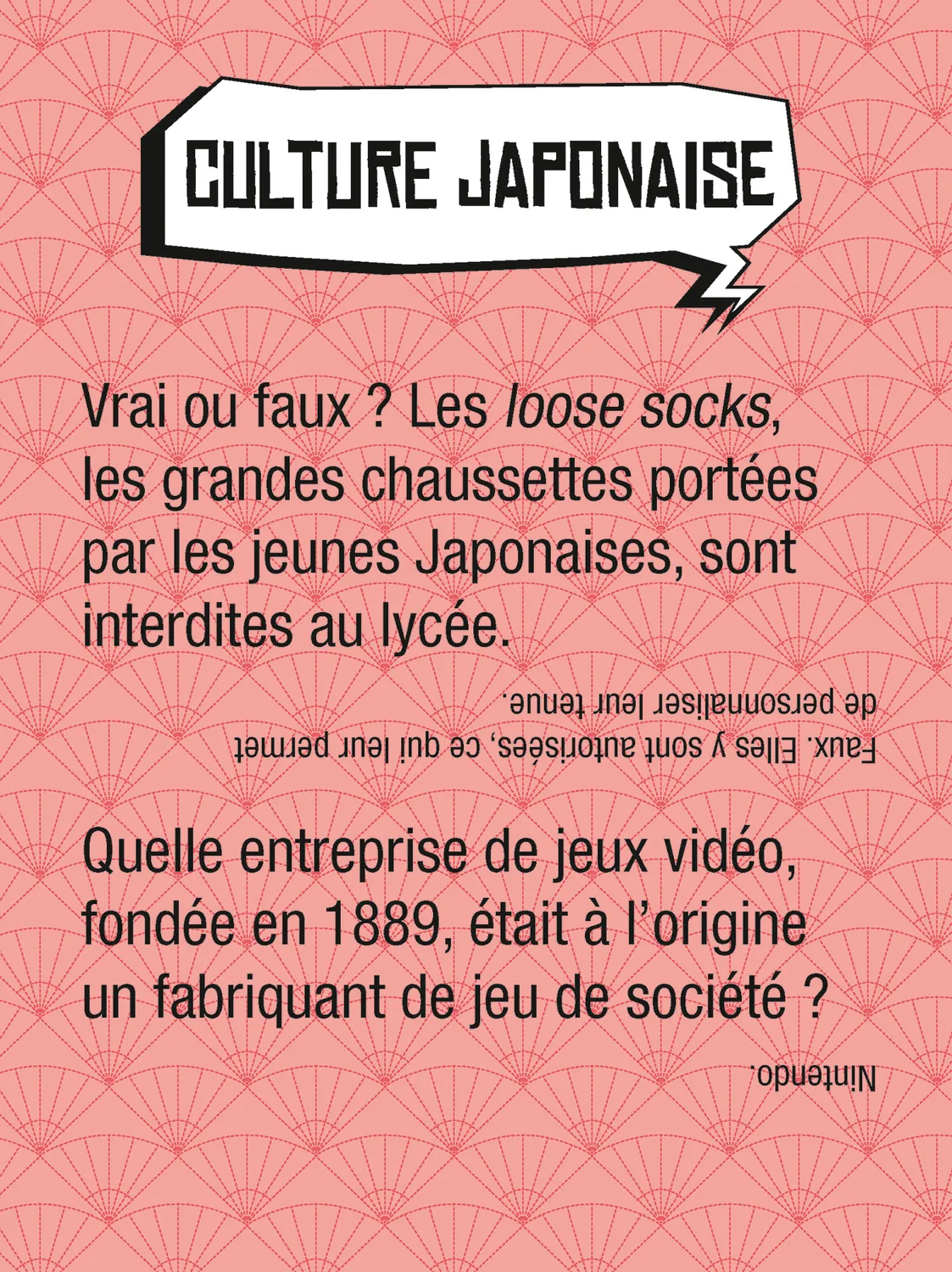Frigobloc Boîte Quiz Manga jeu 500 questions
