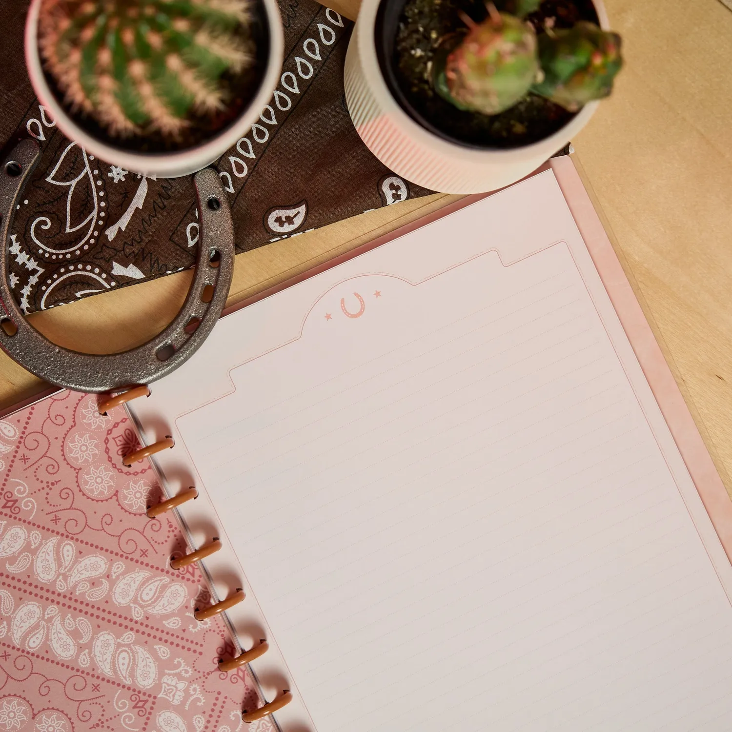 Me & my big ideas Western Bloom carnet grand pointillé 60 feuilles
