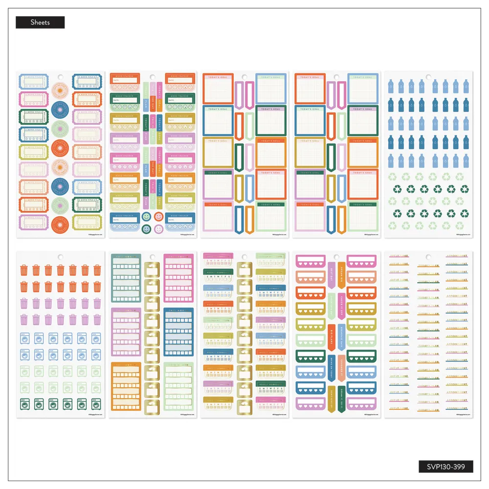 Happy Planner Check It Off stickers checklist 1448 pièces