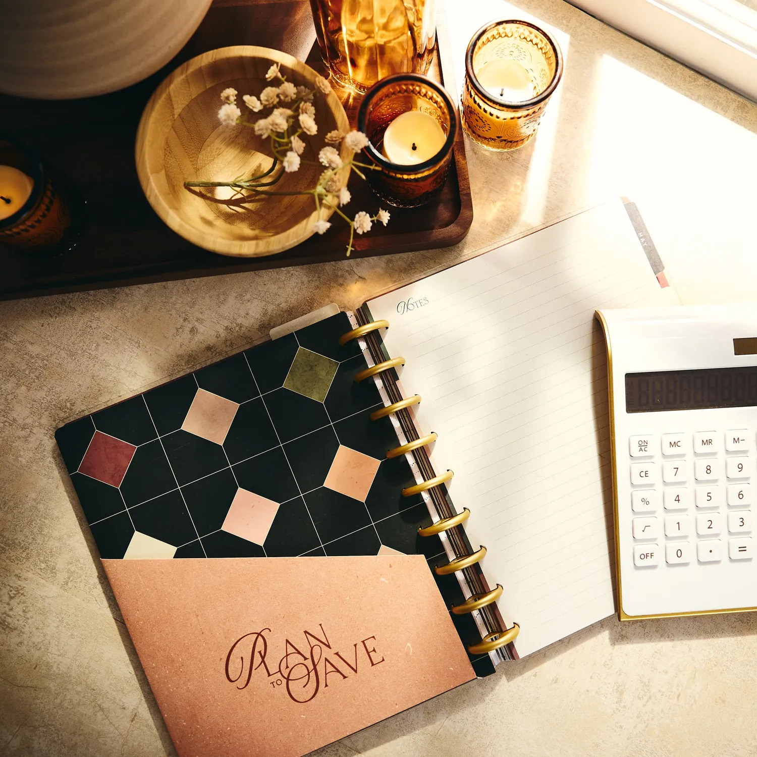 Happy Planner Amber & Oak Budget compagnon planning Classic