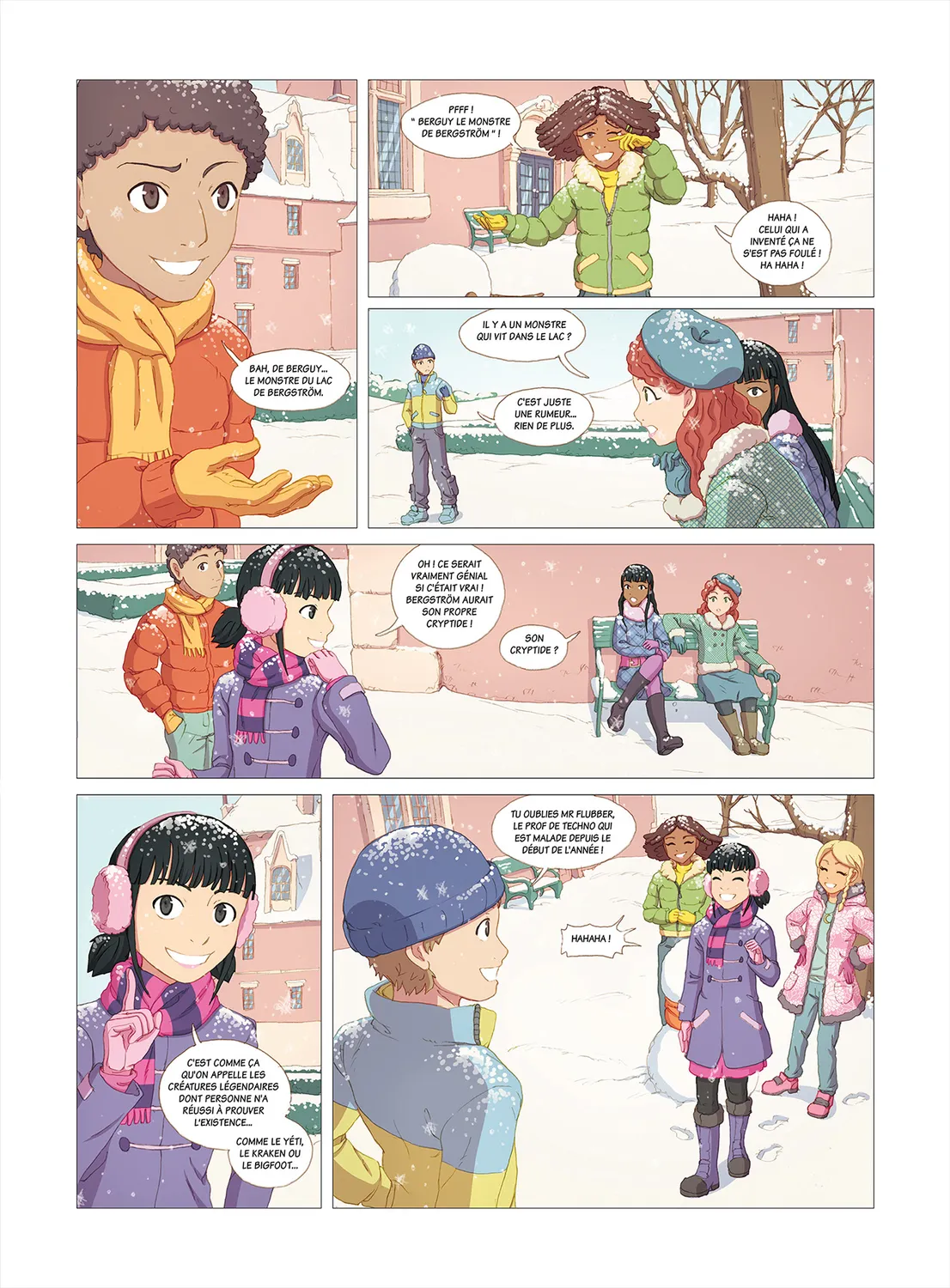 Frigobloc Kinra Girls Le Monstre du Lac BD tome 5