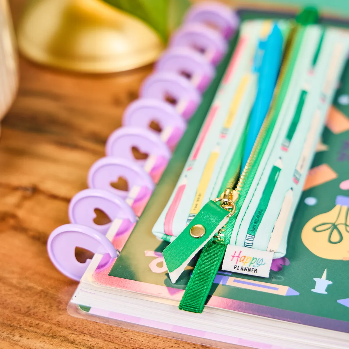 Happy Planner Pawsitive Teacher trousse Slim Banded elastique
