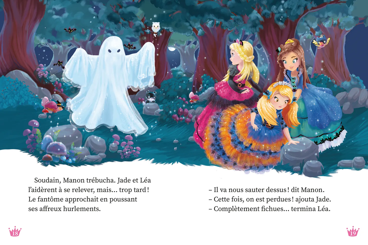 Frigobloc Une deux trois Princesses Invité fantôme roman 6 ans
