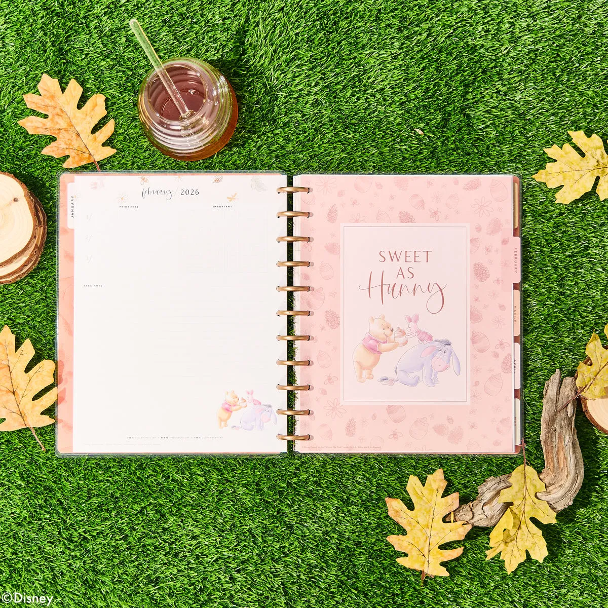 Me & my big ideas Winnie Pooh agenda Big vertical 2026 12 mois