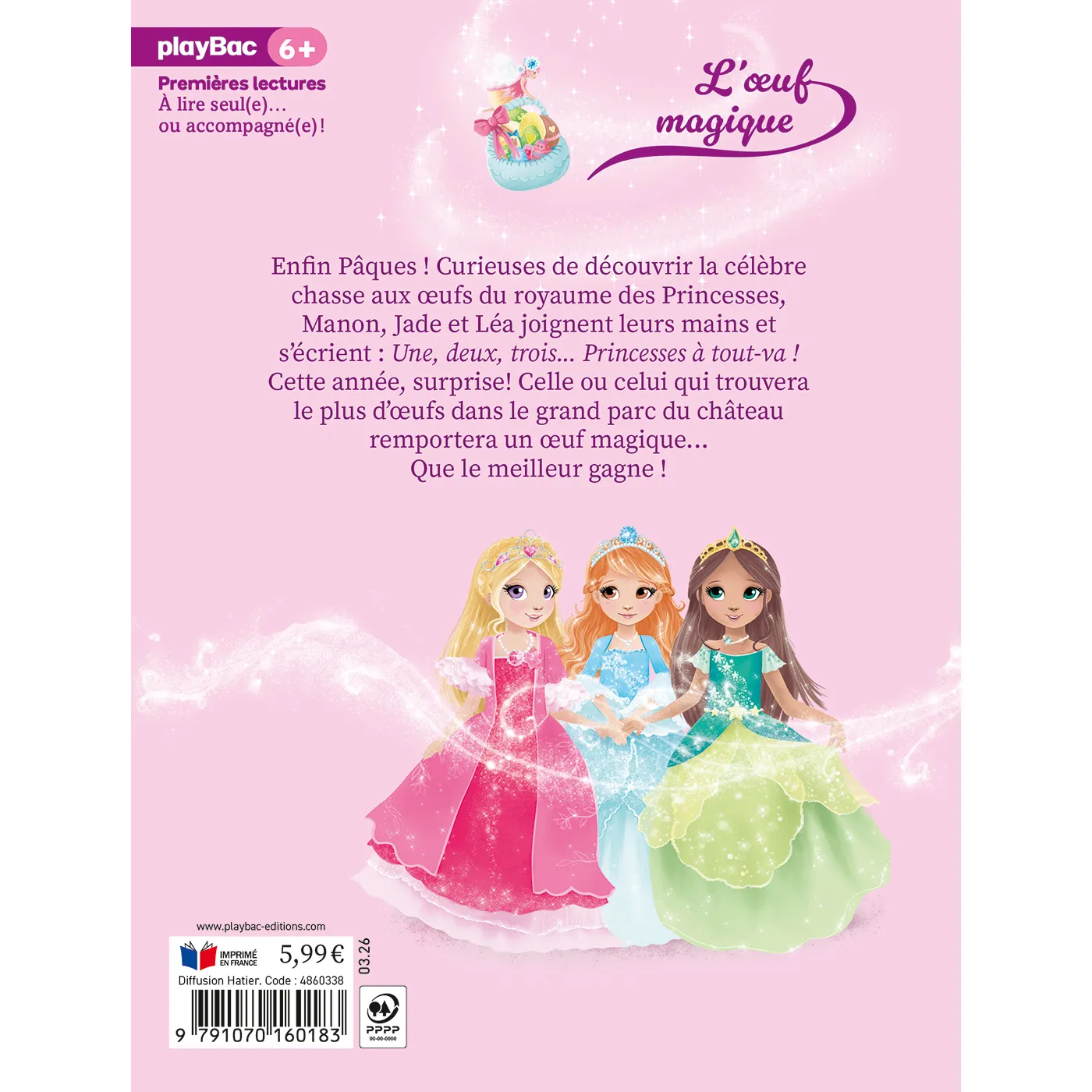 Frigobloc Une deux trois Princesses Oeuf magique roman