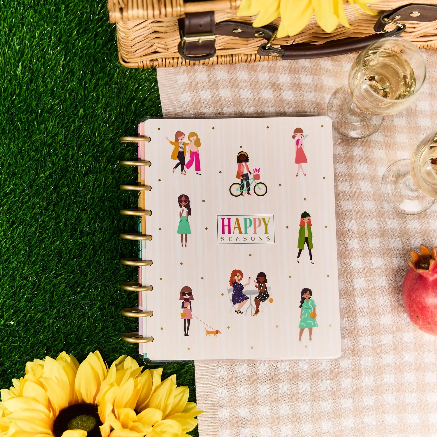 Happy Planner Squad Goals agenda vertical 12 mois non daté