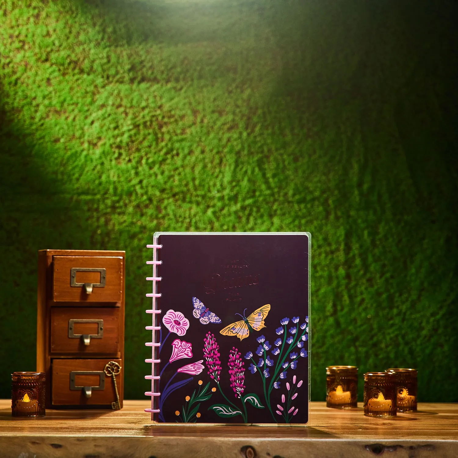 Happy Planner Butterfly Botanics carnet pointillé Big 60 feuilles