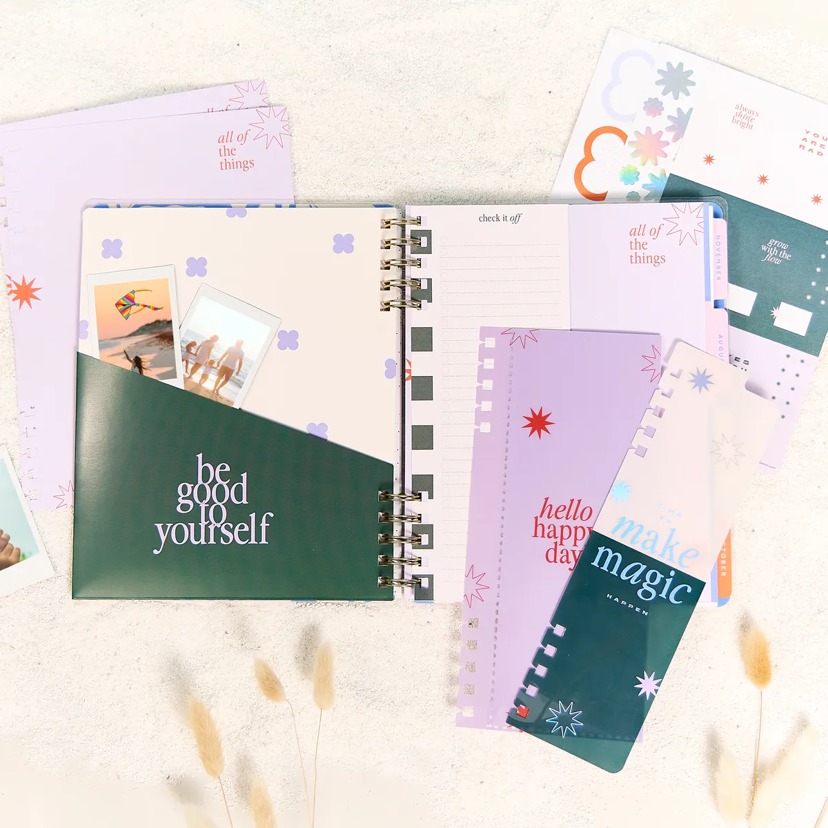 Happy Planner Soft Pop pack accessoires spiral Classic
