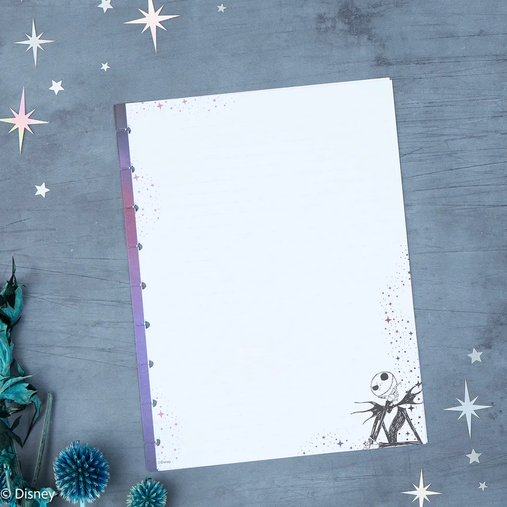 Happy Planner Disney Nightmare Before Christmas recharge pointillée Classic 40 feuilles