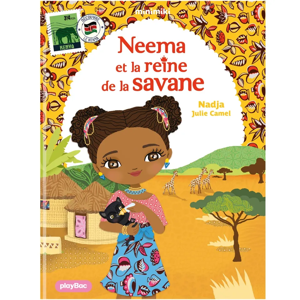 Frigobloc Minimiki Neema et la reine de la Savane livre