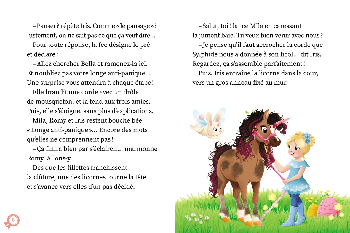 Une Deux Trois Cavalières tome 7 chasse aux oeufs roman