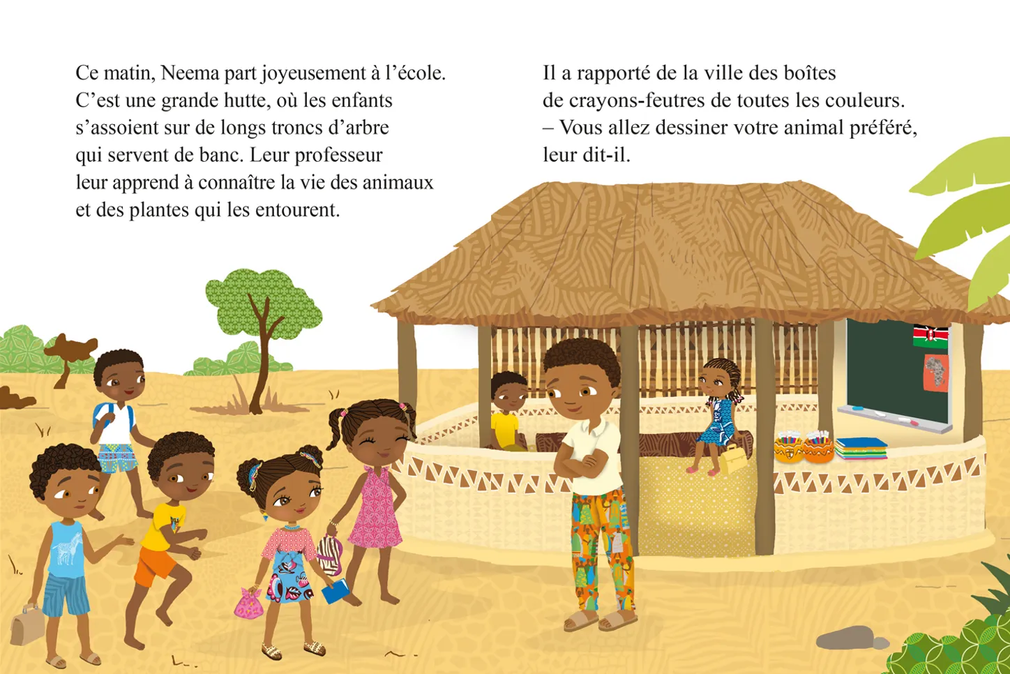 Frigobloc Minimiki Neema et la reine de la Savane livre