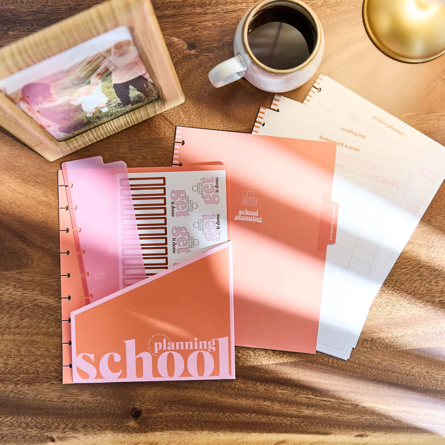 Happy Planner School Planning extension agenda Classic famille
