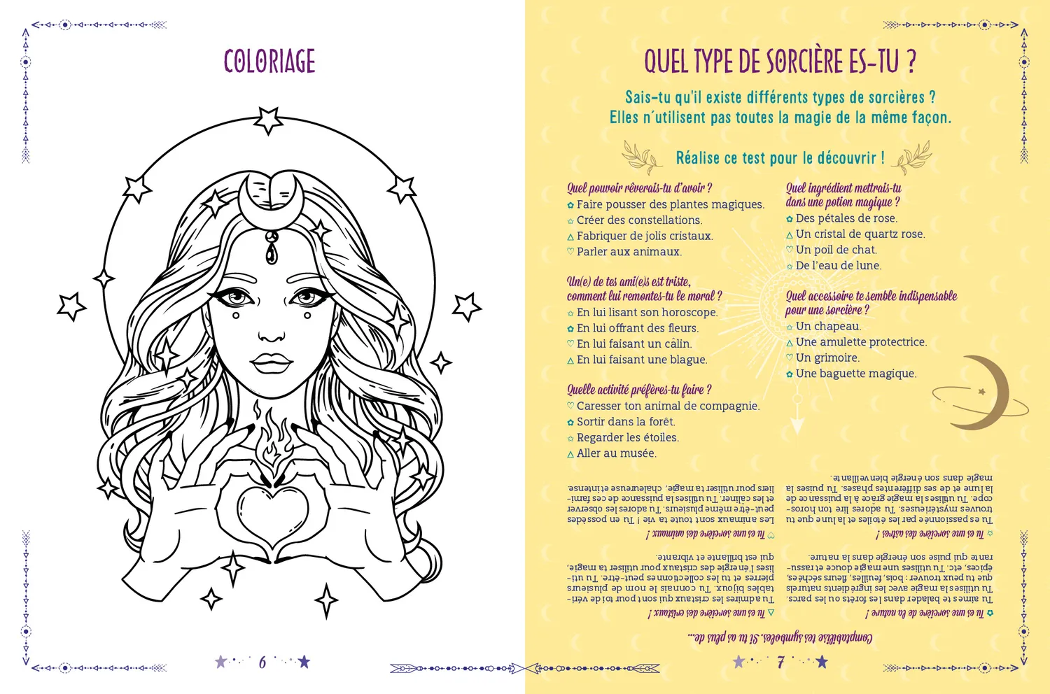 Frigobloc Ce carnet est ensorcelé carnet magique 8-12 ans