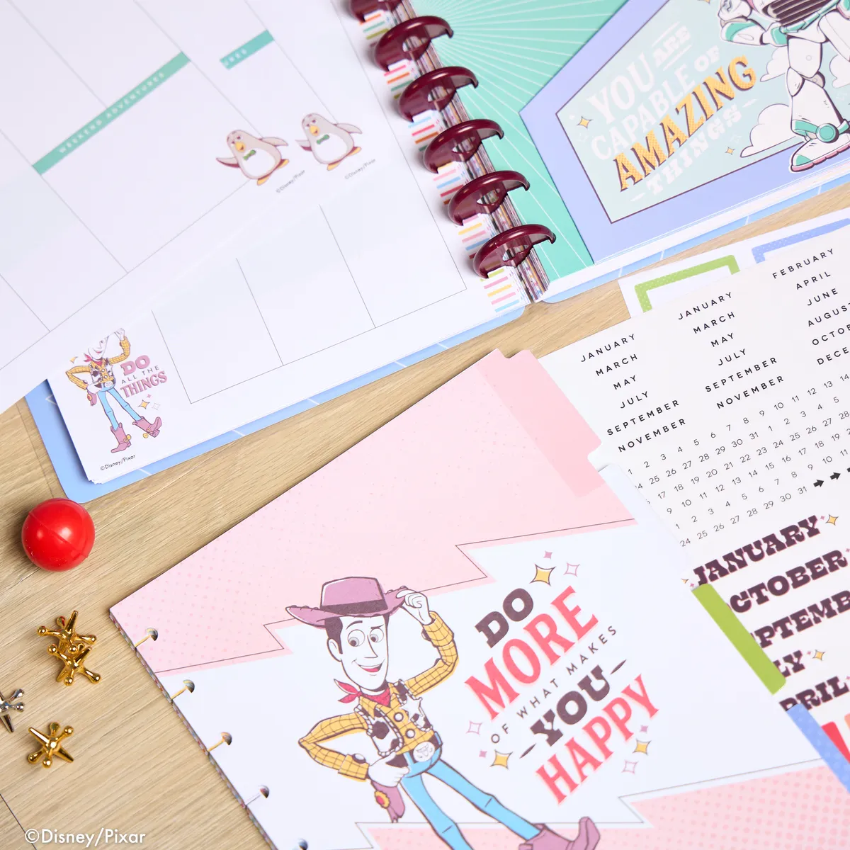 Happy Planner Toy Story 30 ans extension Classic 4 mois
