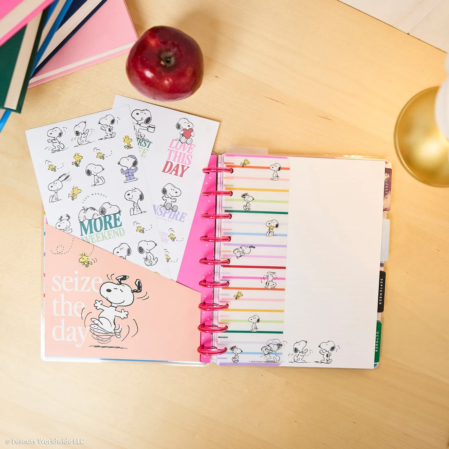 Happy Planner Peanuts Classic pack accessoires Snoopy