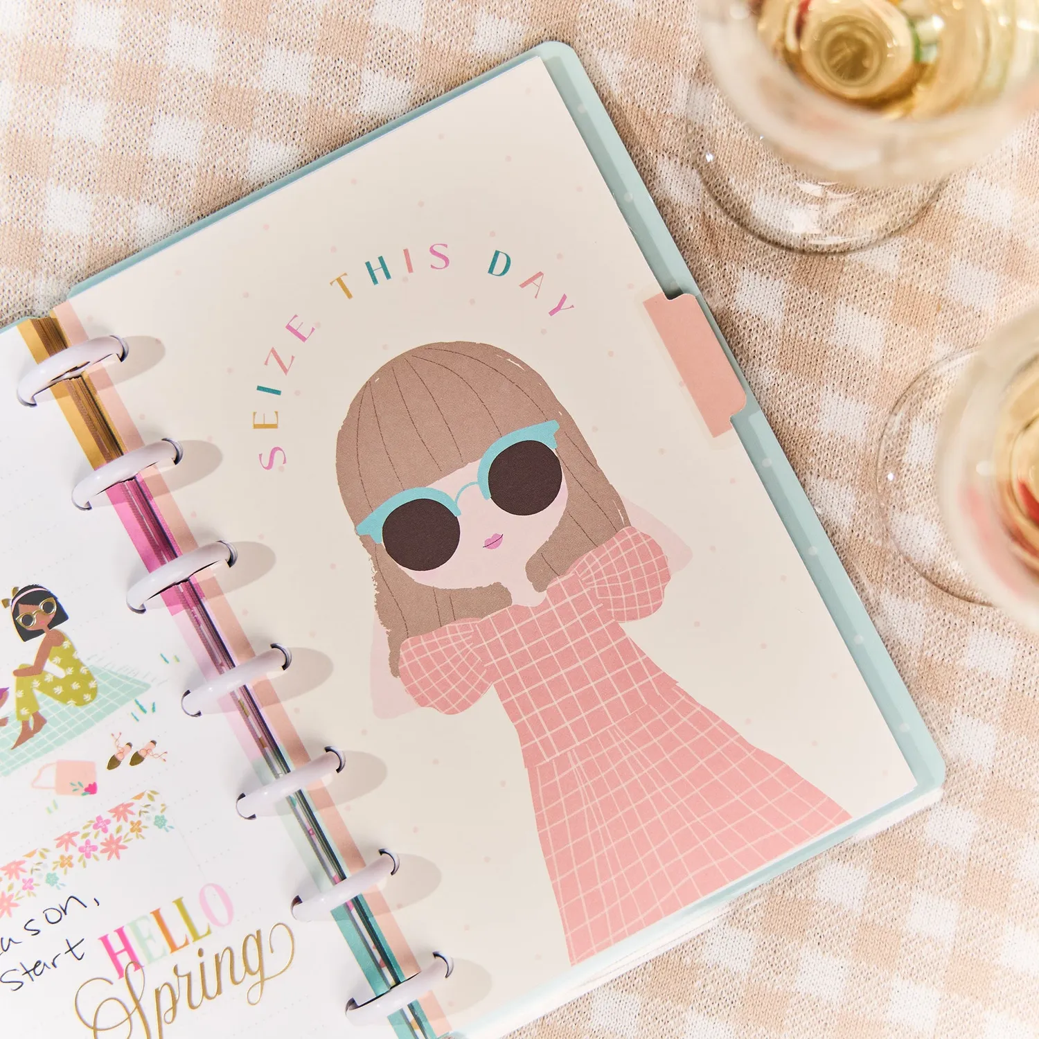 Happy Planner Squad Goals carnet mini 60 feuilles pointillé