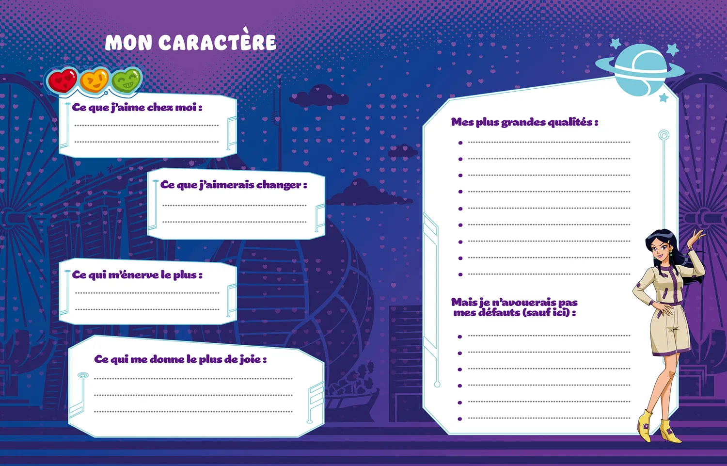 Totally Spies Mon journal secret stylo magique encre invisible