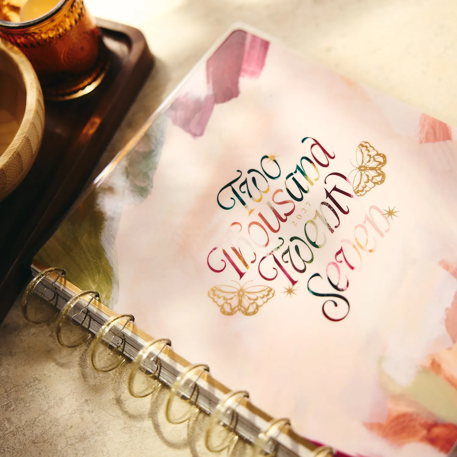 Happy Planner Abstract Autumn agenda 2027 Classic Dashboard