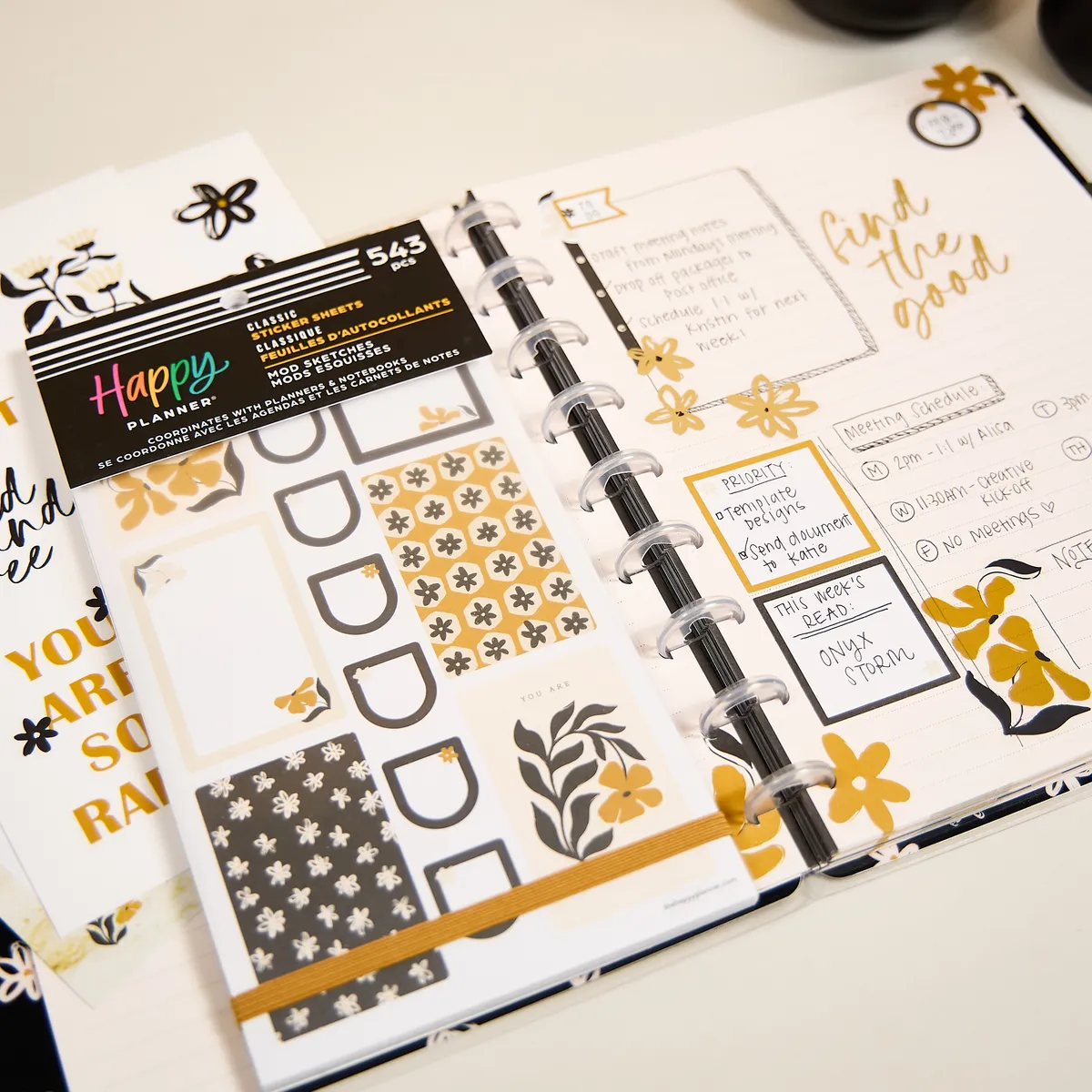 Happy Planner Mod Sketches stickers 30 feuilles floral