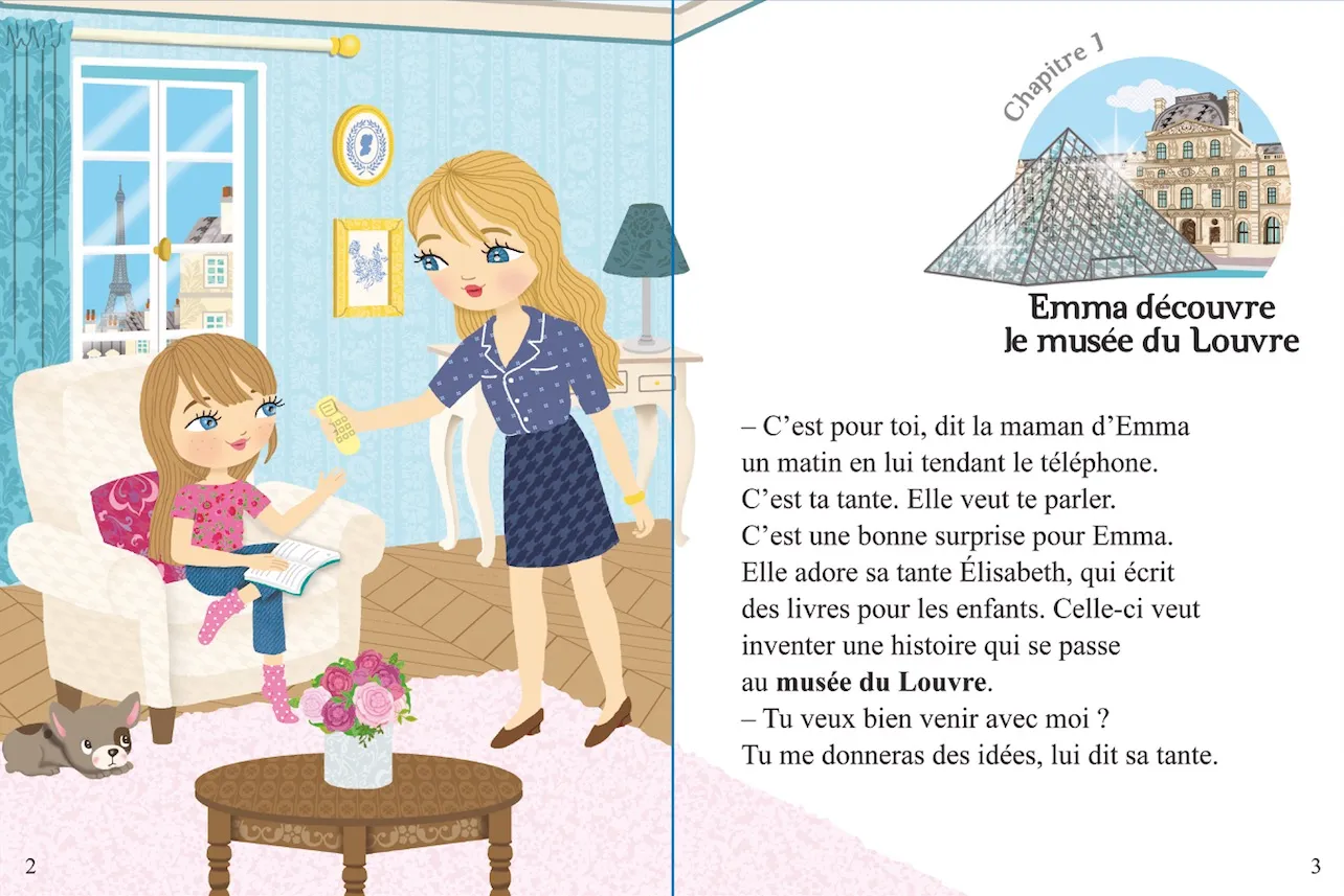Minimiki Emma et le mystère de la Joconde livre tome 26
