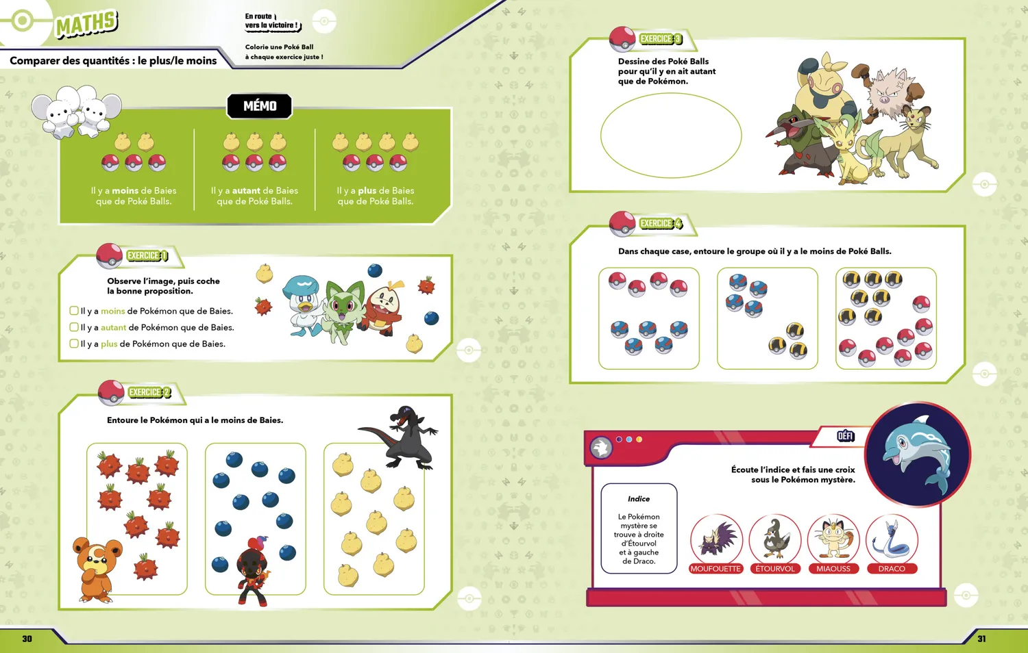 Les Incollables Pokémon Toute mon année de GS cahier