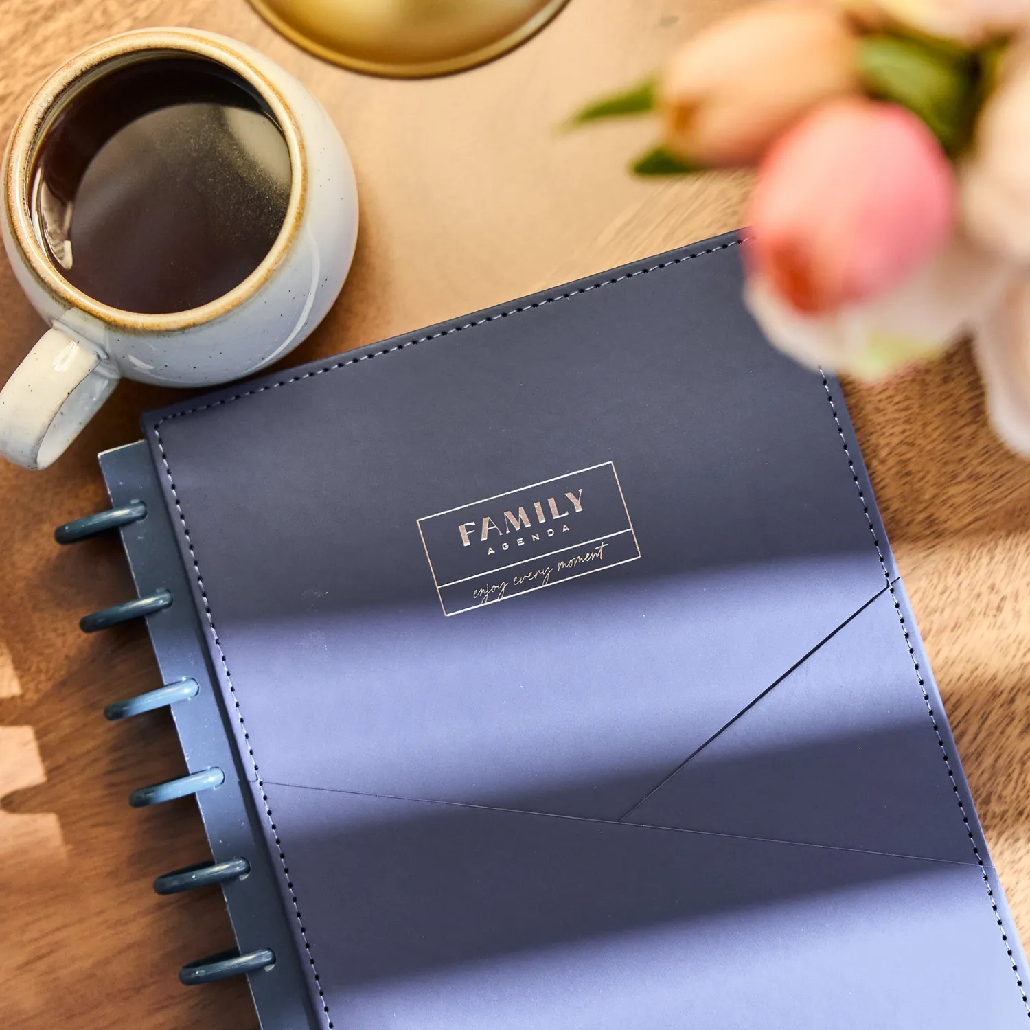 Happy Planner Family Plans Deluxe couverture agenda marine