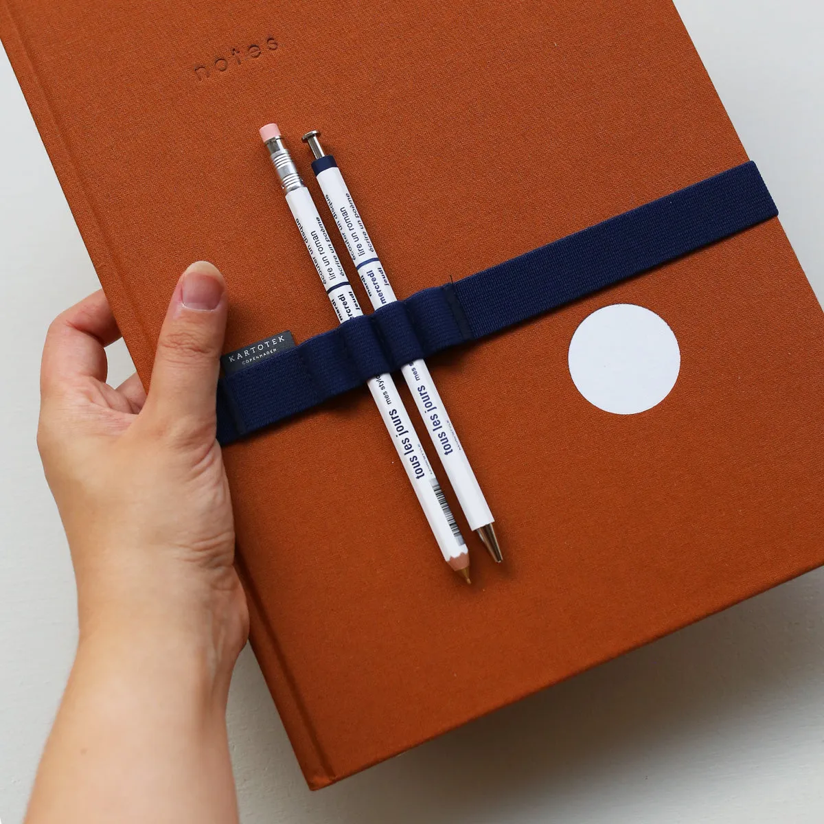 Kartotek Hardcover Notebook A4 carnet ocre ligné