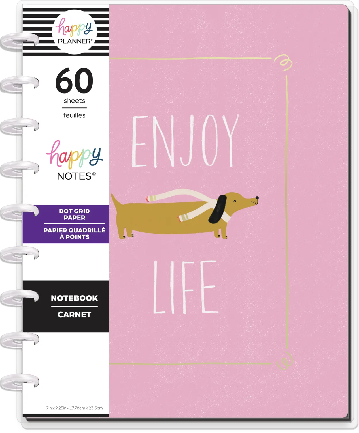 Happy Planner Cozy Pet Critters carnet Classic dot 60