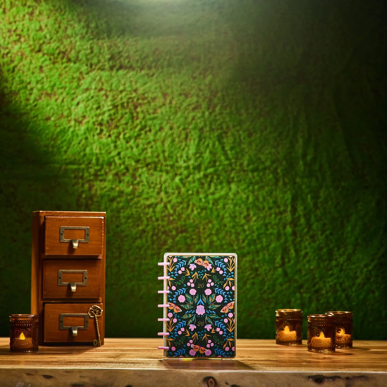 Happy Planner Butterfly Botanics agenda mini colorblock 2026