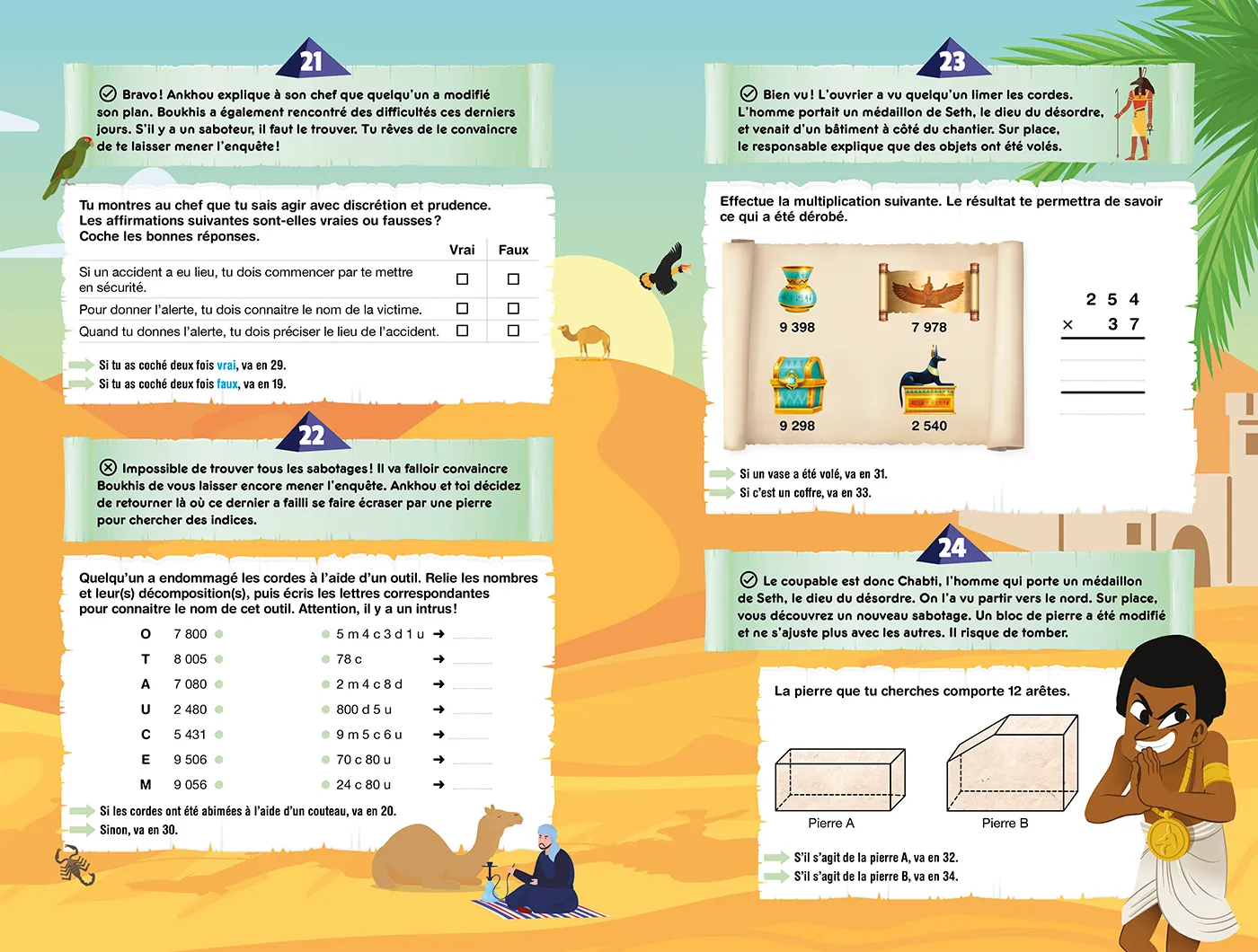 Les Incollables cahier de vacances CE2 au CM1 8-9 ans aventure