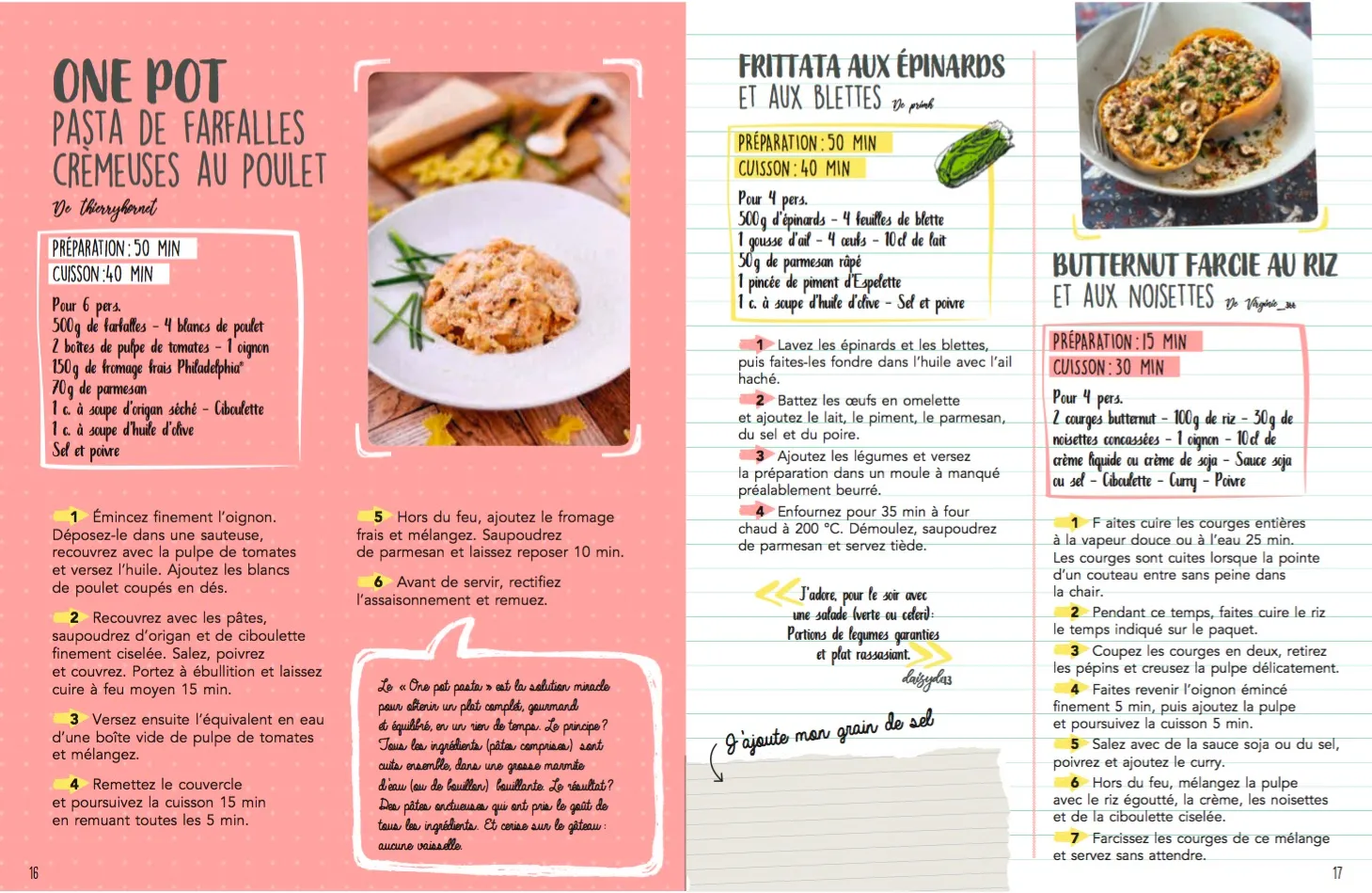 Marmiton Cahier gourmand Un plat un repas cahier recettes