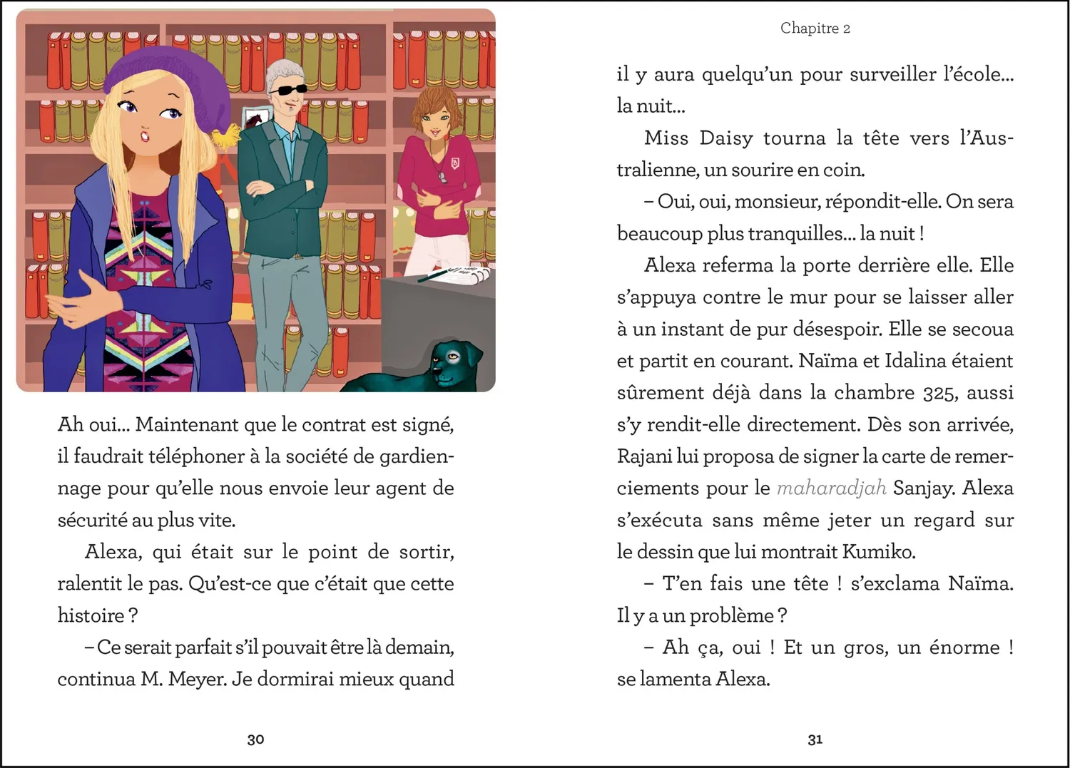 Kinra Girls Secret des Kinra sorcier château T1 roman