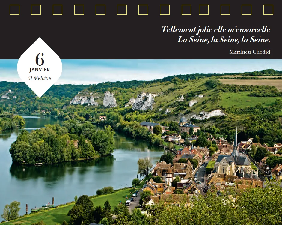 Géo calendrier 365 jours Villages de France chevalet