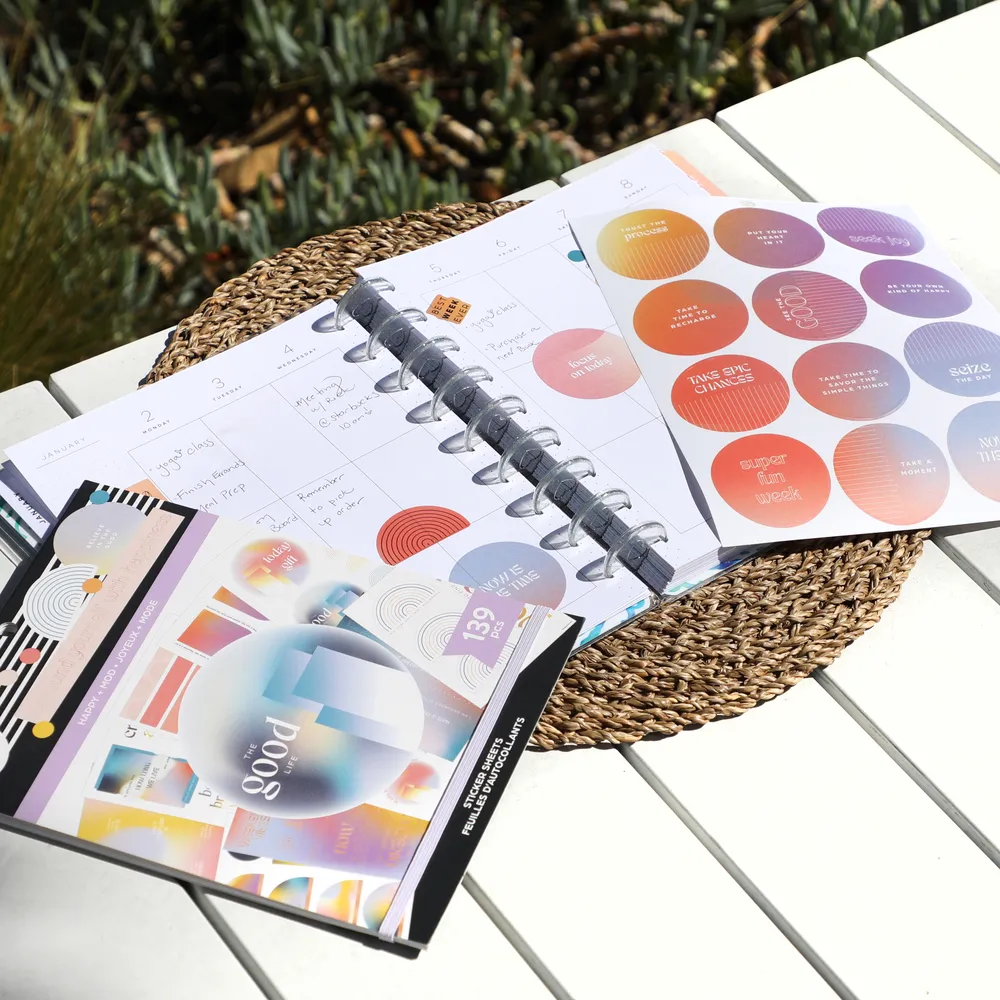 Happy Planner Happy Mod Large stickers 139 doré
