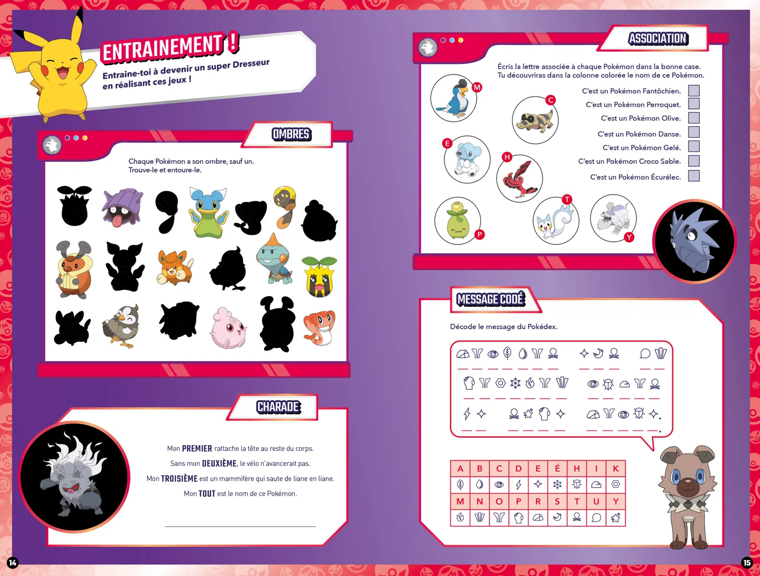 Pokémon Les Incollables cahier de vacances CM1-CM2 2026