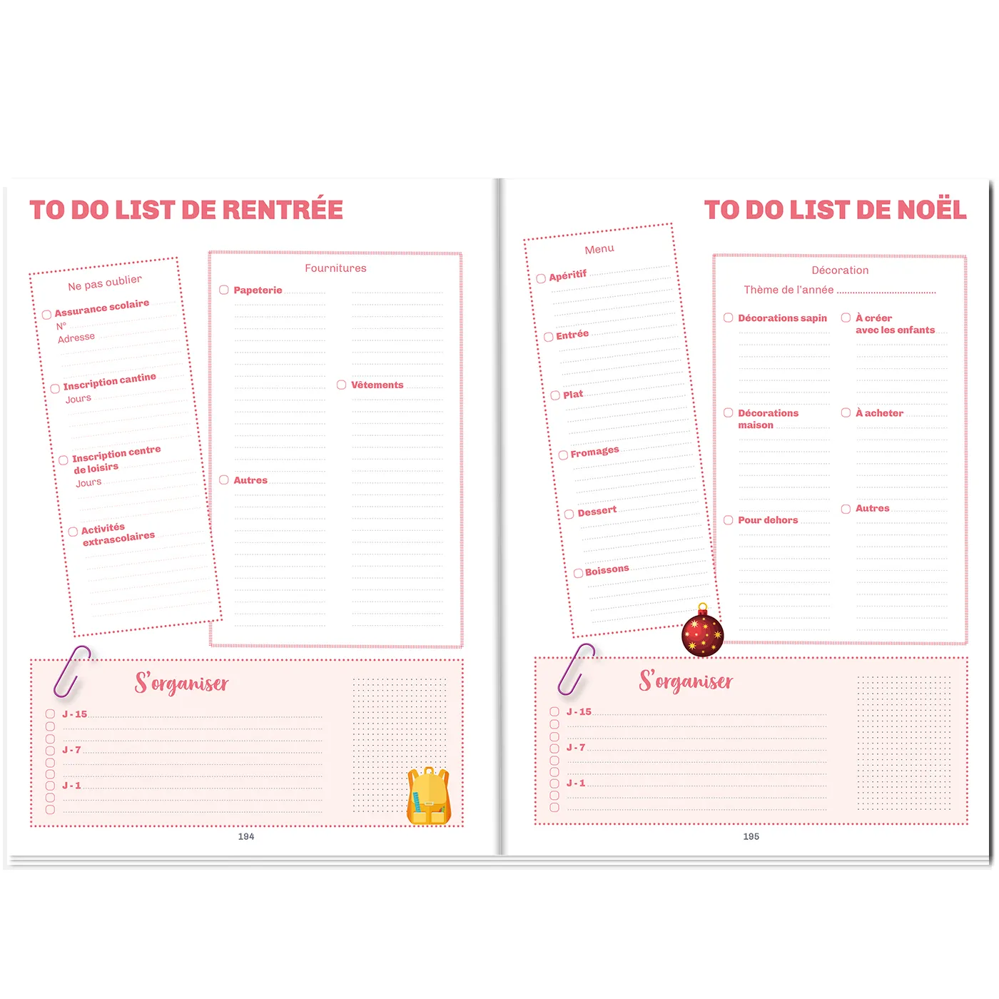 Frigobloc Ultra Simple sept 2021-déc 2022 agenda familial stickers