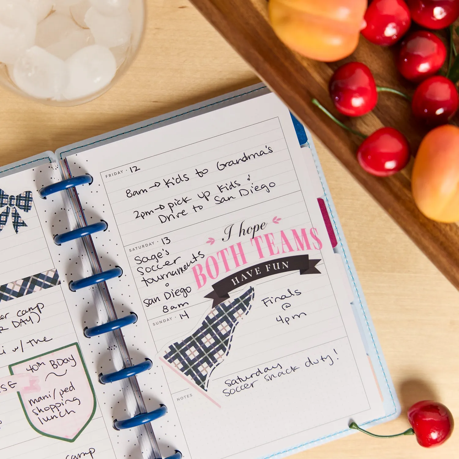 Happy Planner Sunshine Splash planner Mini horizontal